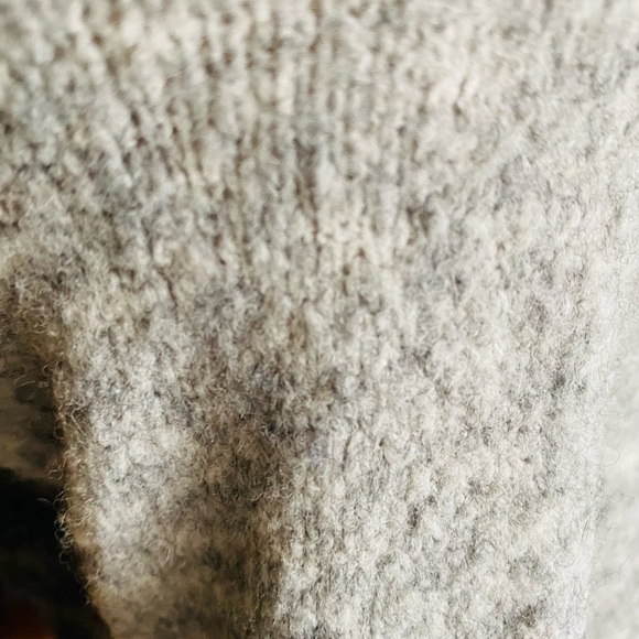 Cousin Johnny grey wool sweater with black beading and embroidery. Size S. EUC. - Picture 8 of 12